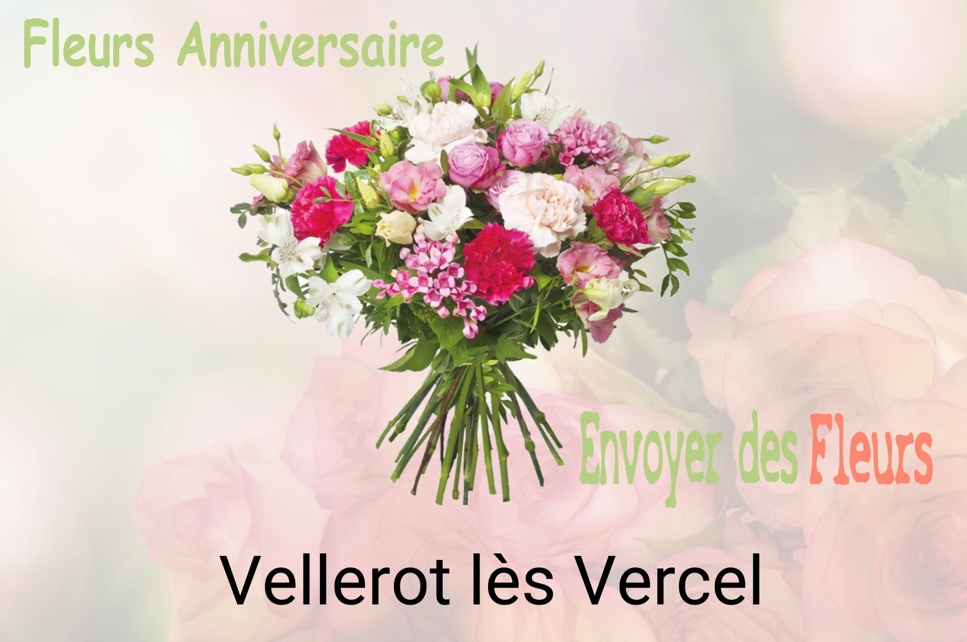 Bouquet de fleurs d’anniversaire livré à Vellerot-lès-Vercel